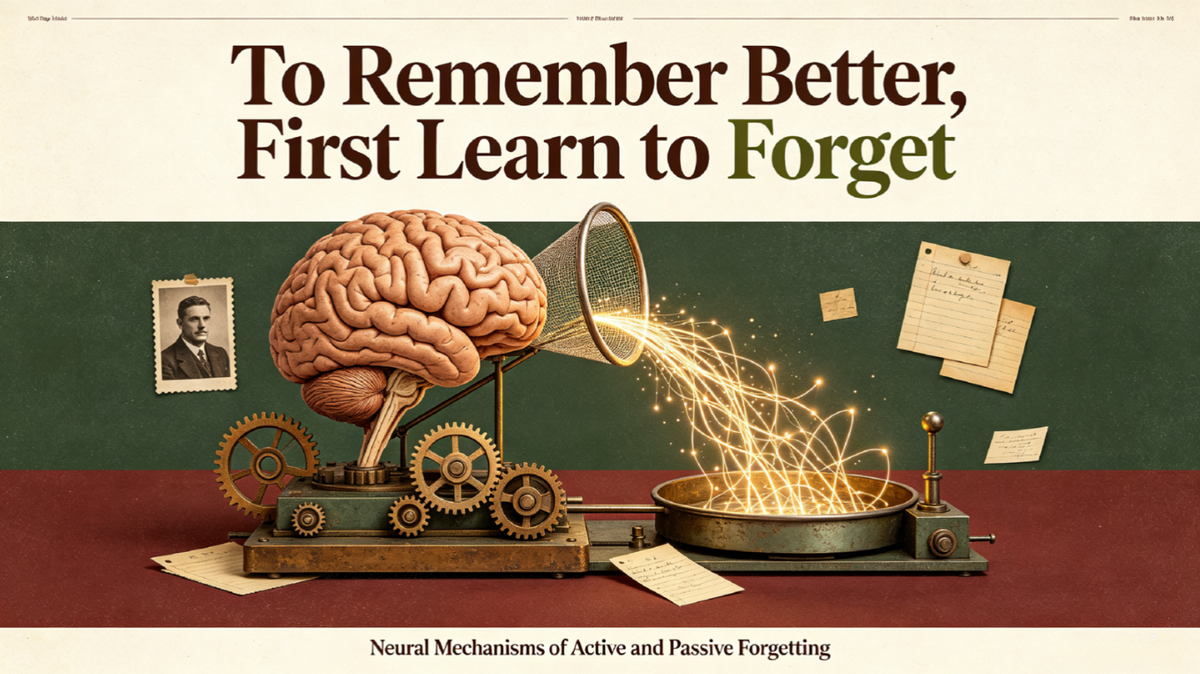 To Remember Better, First Learn to Forget
