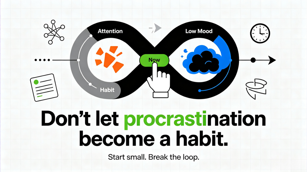 Don't let procrastination become a habit.
