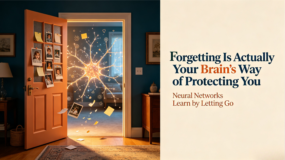 Forgetting Is Actually Your Brain's Way of Protecting You