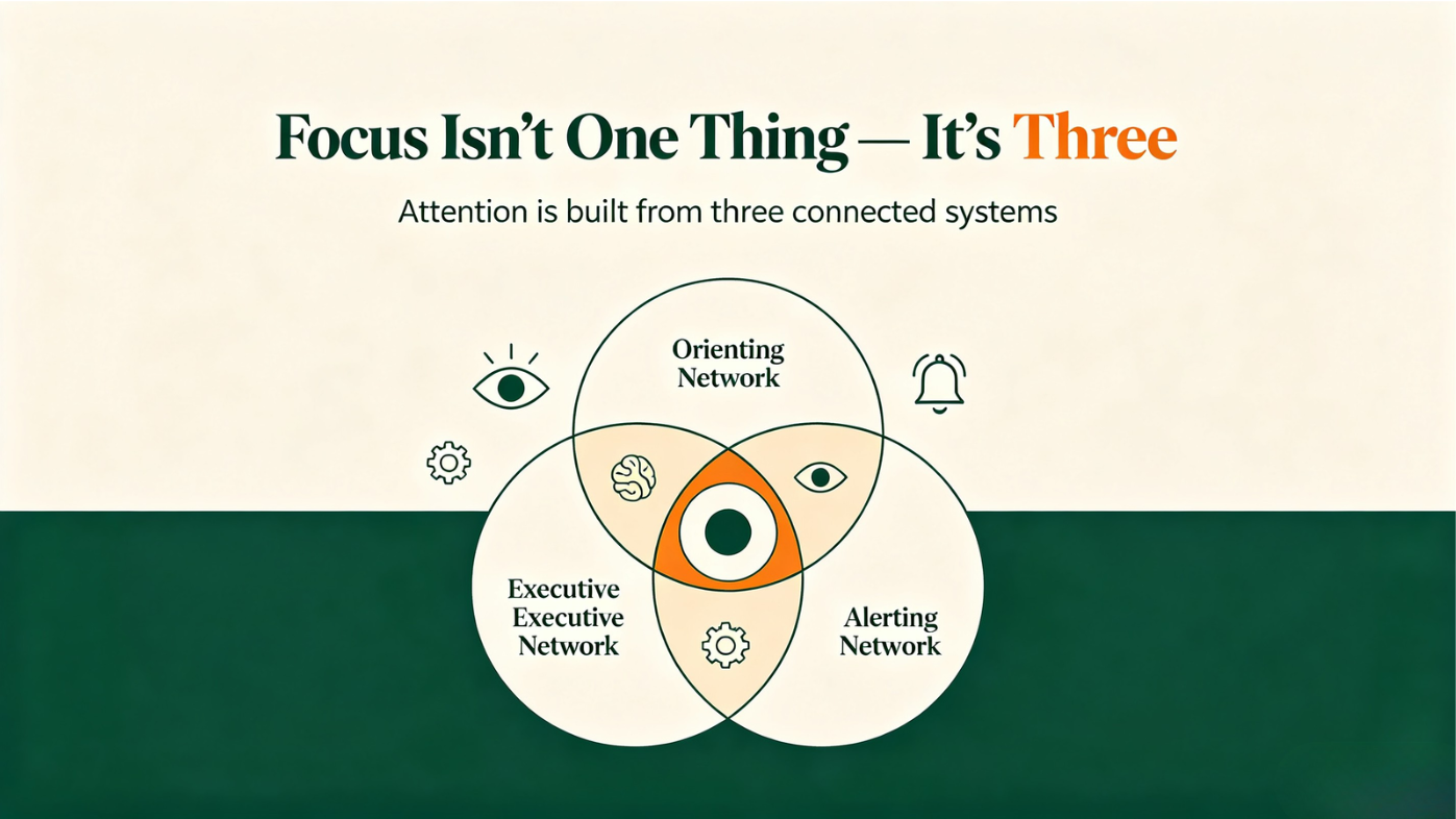 Focus Isn't One Thing — It's Three